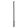 QUARKZMAN PH2 Phillips Screwdriver Bit Set, 1/4" Hex Shank, 6 mm Shaft, 100 mm Long, Magnetic S2 Steel Bits view 1