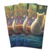 ODAWA Colorful Cat Kitchen Towel, Reusable, 1 Piece view 2