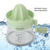 Compact Manual Citrus Juicer for Home Use, Green view 2