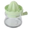 Compact Manual Citrus Juicer for Home Use, Green view 3