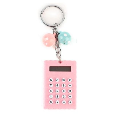 Fashionable, Practical Metal Calculator Keychain (#2)