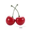 Artificial Red Cherries, Realistic Cherry Decor, 20 Pieces view 2