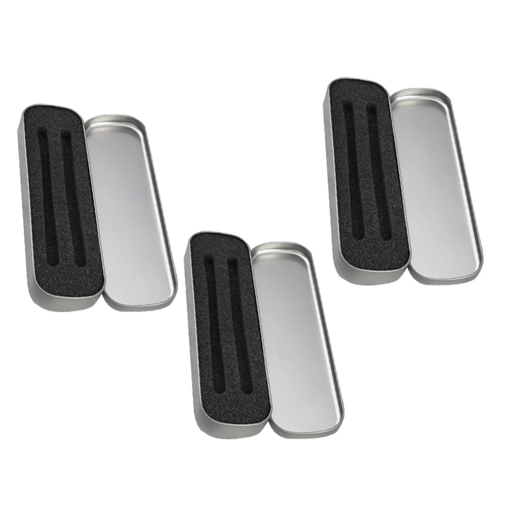 DIYEAH Metal Pencil Cases for Students, 3-Pack