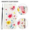 SEHEYA Flip Wallet Case for Samsung Galaxy A26 5G, PU Leather, Floral Garden Design view 2
