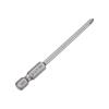 QUARKZMAN PH1 Phillips Screwdriver Bit, 1/4" Hex Shank, 3.5 mm x 80 mm, Magnetic S2 Steel view 3