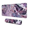 FANSU Gaming Mouse Pad, Stitched-Edge 3D Marble Design, Non-Slip Rubber Base, Purple, 700 x 300 x 3 mm view 1