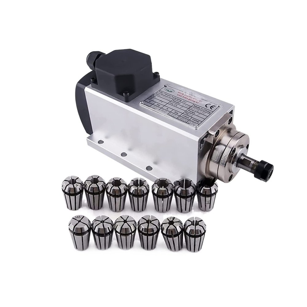1.5 kW Air-Cooled Spindle Motor Kit with ER11 Collets