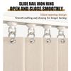 Aocet Cabinet Curtain for Kitchen, White, 180 x 100 cm view 2