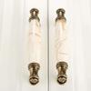 2-Piece Marble Ceramic Cabinet Handle Set, 96 mm Hole Spacing view 2