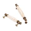 2-Piece Marble Ceramic Cabinet Handle Set, 96 mm Hole Spacing view 3