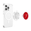 F Initial Heart Alphabet Monogram PopSockets PopGrip for MagSafe view 3