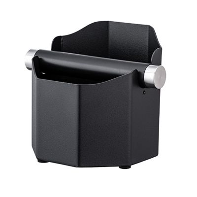 NYCBZ Espresso Knock Box, Compact Espresso Grounds Bin with Removable Silicone Knock Bar