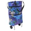 Foldable Rolling Shopping Bag, Fabric, PP and Metal view 1