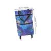 Foldable Rolling Shopping Bag, Fabric, PP and Metal view 3