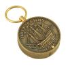 Vintage Kerosene Flint-Wheel Keychain Lighter view 1