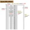 Space-Saving Accordion-Style Folding Door with Roll-Up Privacy Screen view 2