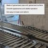 Heavy-Duty Metal-Frame Gravity Conveyor with Steel Frame, Spliceable Foldable Turntable, and Non-Powered Discharge Roller view 4
