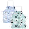 ABOHU Kids' Washable Cooking Apron with Cartoon Pattern view 1