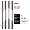 8 Black Metal Floor-to-Ceiling Room Divider Poles, 50–240 cm view 2