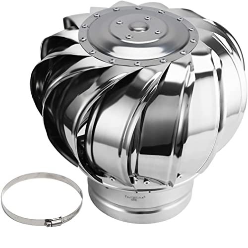 Rotating Stainless Steel Chimney Cap for 100 mm Chimneys