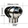 Rotating Stainless Steel Chimney Cap for 100 mm Chimneys view 3