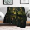 GGJJTT Animal Rabbit Fleece Blanket, Extra-Soft Plush Flannel Sofa Throw, 130 x 150 cm view 2