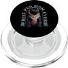 Best Black Pug Mom Ever PopSockets PopGrip for MagSafe view 1