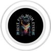 Best Black Pug Mom Ever PopSockets PopGrip for MagSafe view 2