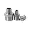 HBGNZU 304 Stainless Steel BSP/NPT Male Hex Reducer Nipple, 2.5 BSP to 2 BSP view 4