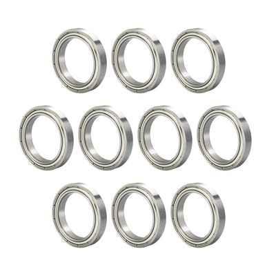 TUZUK 10-Pack 6703-ZZ Sealed Ball Bearings, 17 x 23 x 4 mm, Pre-Greased, Chrome Steel, Double Rubber Seals