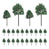 STOBOK 24-Piece Miniature Plastic Trees for Model Railways and Architectural Models view 1