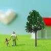 STOBOK 24-Piece Miniature Plastic Trees for Model Railways and Architectural Models view 3