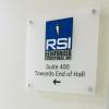 Custom Acrylic Business Logo Sign, Black, 30 x 30 cm view 4