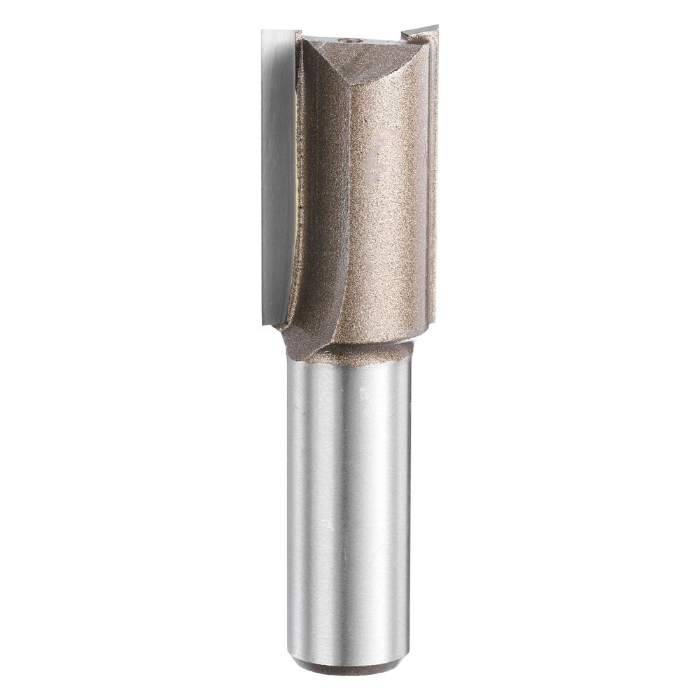 QUARKZMAN Straight Router Bit, 1/2" Shank, Woodworking Groove Cutter