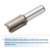QUARKZMAN Straight Router Bit, 1/2" Shank, Woodworking Groove Cutter view 3