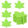 PATIKIL 24-Pack 4-Inch Green Leaf-Shaped Carpet Spot Markers view 1