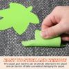 PATIKIL 24-Pack 4-Inch Green Leaf-Shaped Carpet Spot Markers view 3