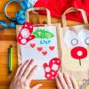 Stickers for Kindergarten Children, Red Heart Shape, 8 view 3