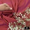 Fabric Mart Direct Rust and Purple Faux Silk Fabric, 12 Continuous Yards, 44 in Wide view 2