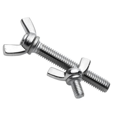 RYSUPPLY Stainless Steel Wing Screws | M5 x 12 mm | Butterfly Screws | DIN 316 | 2 pcs