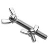 RYSUPPLY Stainless Steel Wing Screws | M5 x 12 mm | Butterfly Screws | DIN 316 | 2 pcs view 1