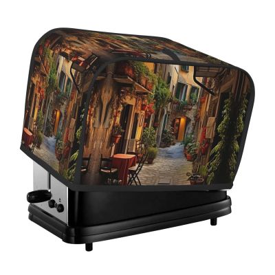 Washable 2-Slice Toaster Cover with Pockets, Dustproof and Machine Washable