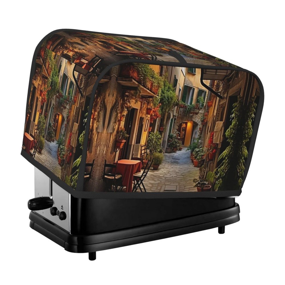 Washable 2-Slice Toaster Cover with Pockets, Dustproof and Machine Washable