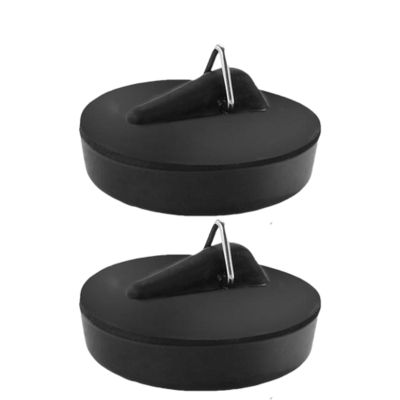 2-Pack Universal Sink Stoppers with Chains, 40–45 mm