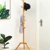 Freestanding Coat Rack with 9 Hooks for Clothes, Hats and Bags view 1