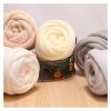 Chunky Yarn, 250 g, Ultra-Thick Full-Core Cotton, Hand-Woven, DIY Blanket, Pet Bed, Soft Chunky Yarn (Green/Light Gray) view 3