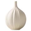 White Ceramic Flower Vase, Modern Minimalist Home Decor, Option C view 1