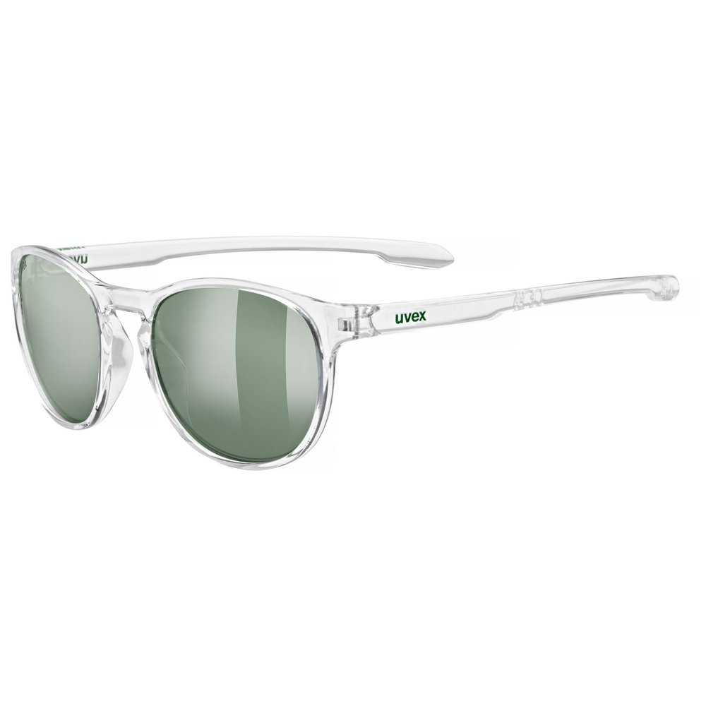 Uvex LGL 53 Sports Sunglasses, Clear/Green, One Size