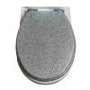 BGFYUSF Glitter Resin Toilet Seat with Soft-Close Lid view 2