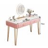 Modern Vanity Table with Drawers and Mirror view 3